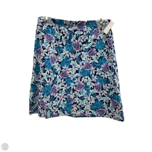 Skirt Midi By J. Jill In Blue & Purple, Size: S