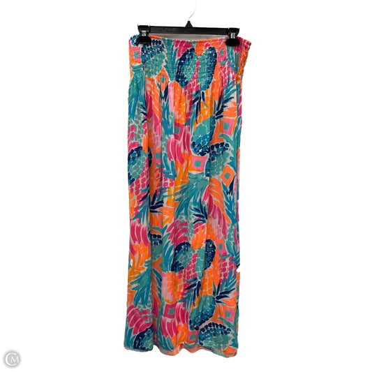 Skirt Designer By Lilly Pulitzer In Blue & Orange, Size: Xl