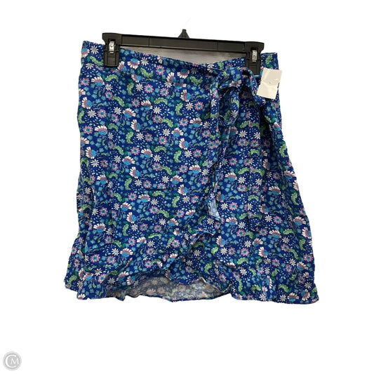 Skirt Mini & Short By Loft In Blue, Size: 8p