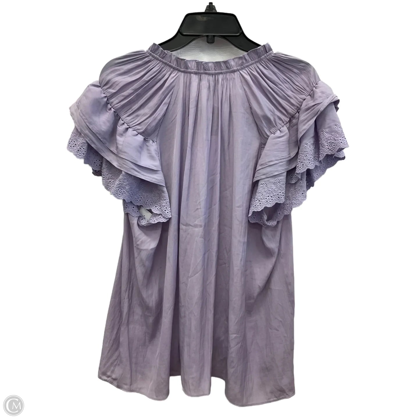 Top Sleeveless By Rose And Olive In Purple, Size: 1x