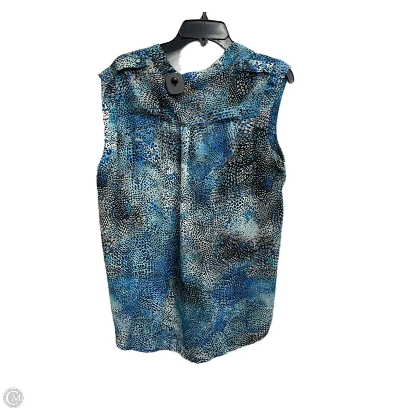 Top Sleeveless By Apt 9 In Animal Print, Size: Xl
