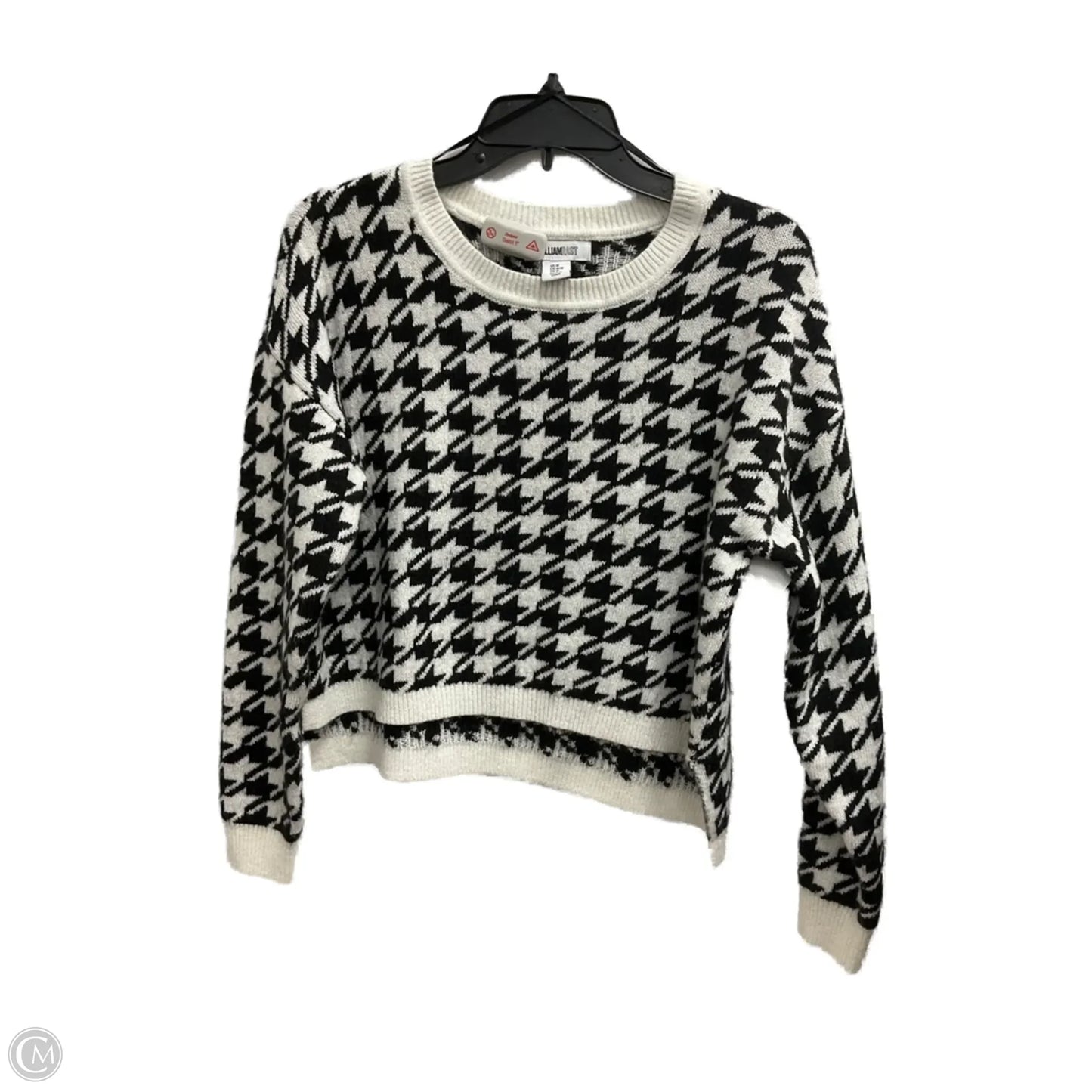 Sweater By William Rast In Black & White, Size: M