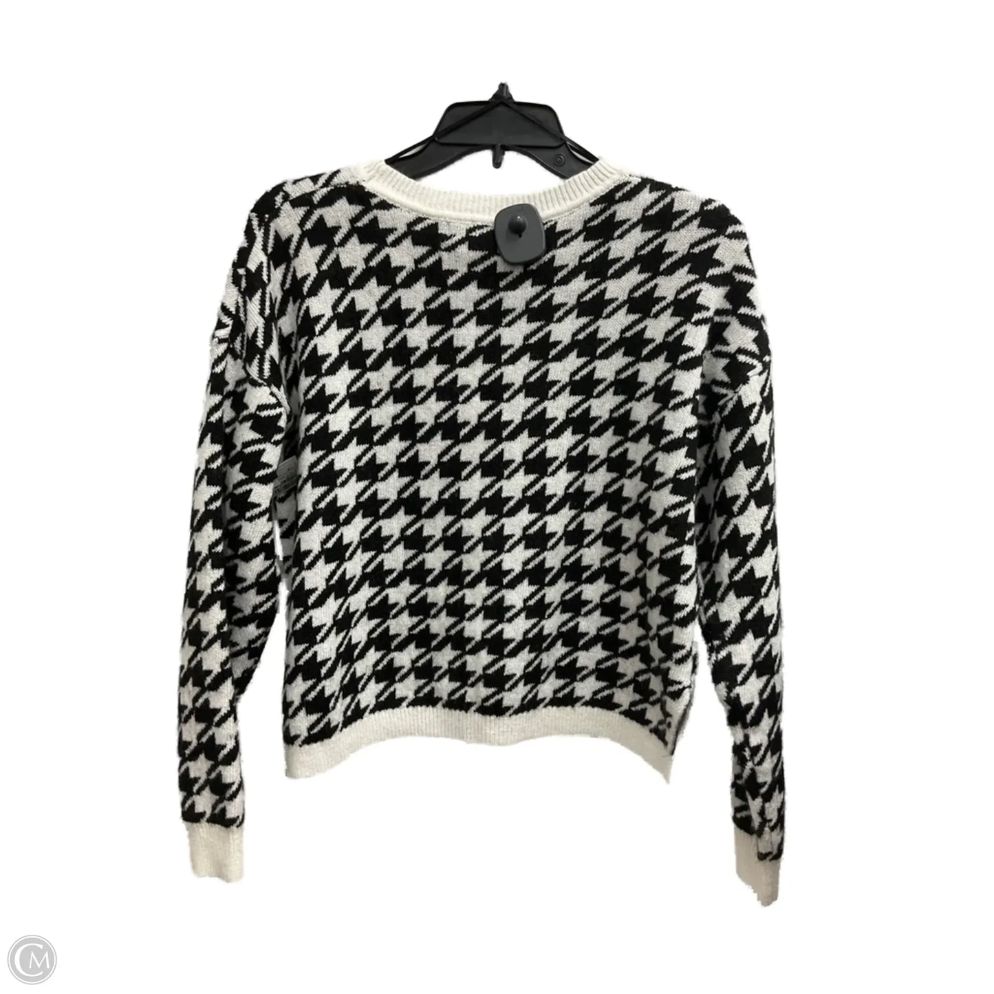 Sweater By William Rast In Black & White, Size: M
