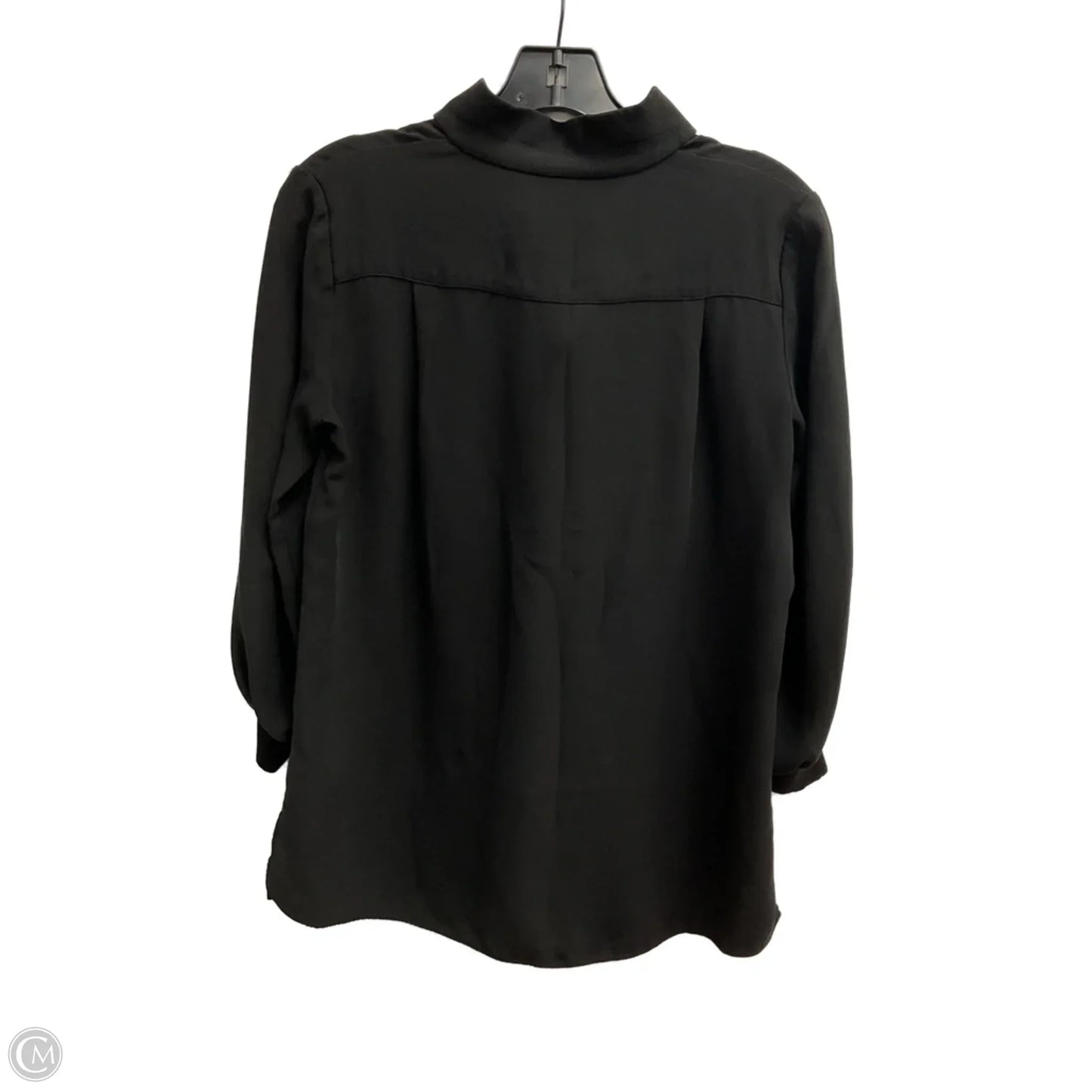 Blouse Designer By Lafayette 148 In Black, Size: Sp