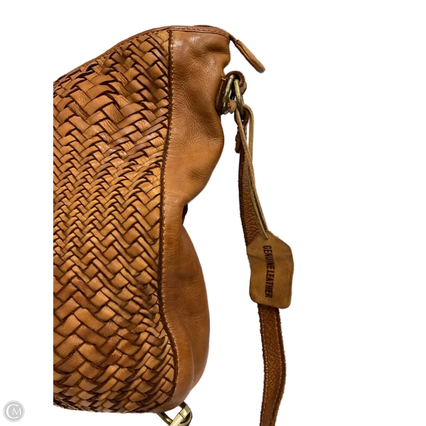 Backpack Leather By Clothes Mentor, Size: Medium