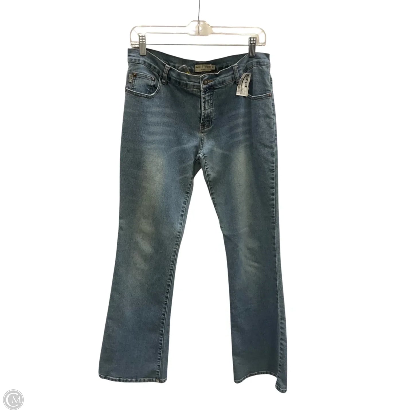Jeans Boot Cut By Max Studio In Blue Denim, Size: 10