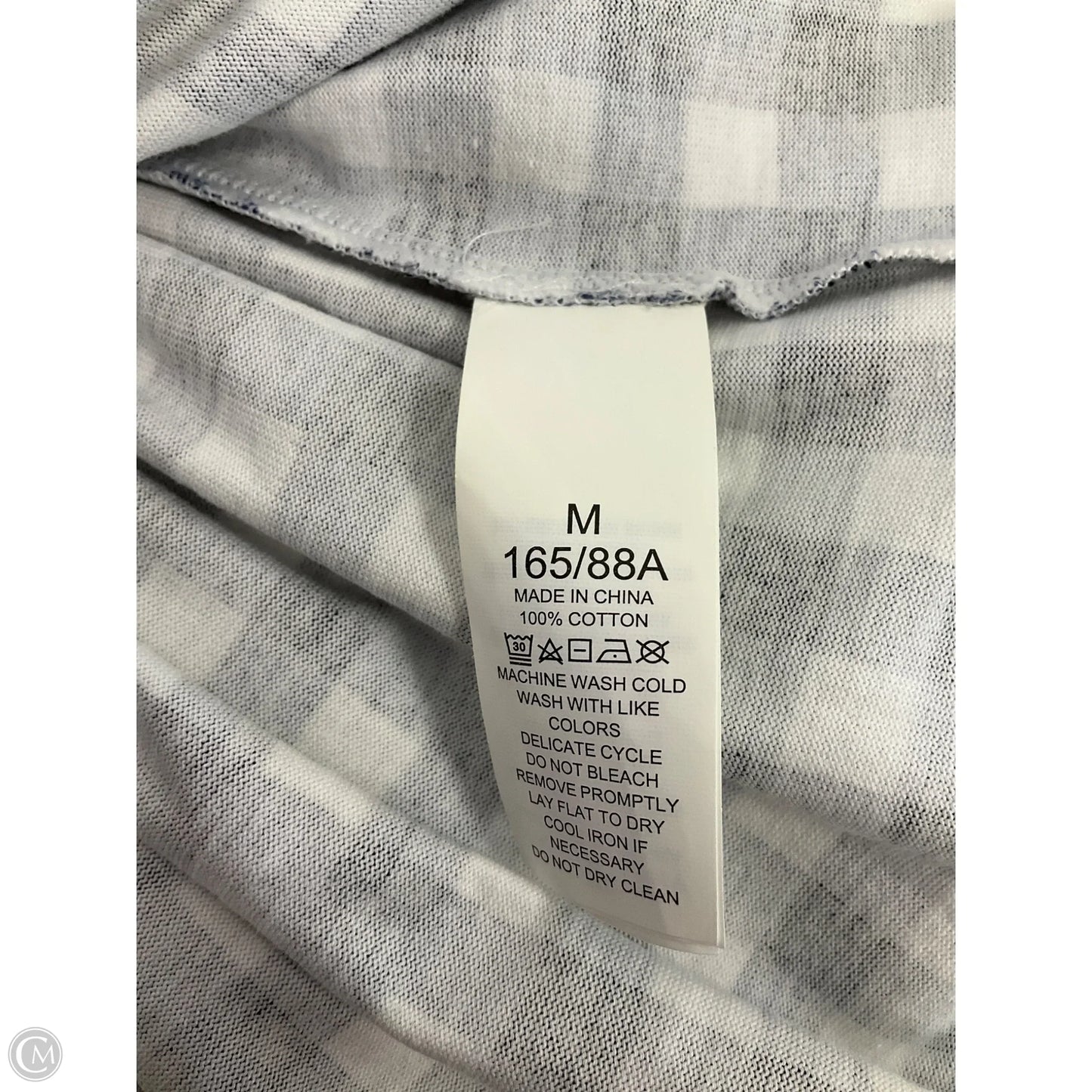 Top Short Sleeve Designer By Kate Spade In Plaid Pattern, Size: M