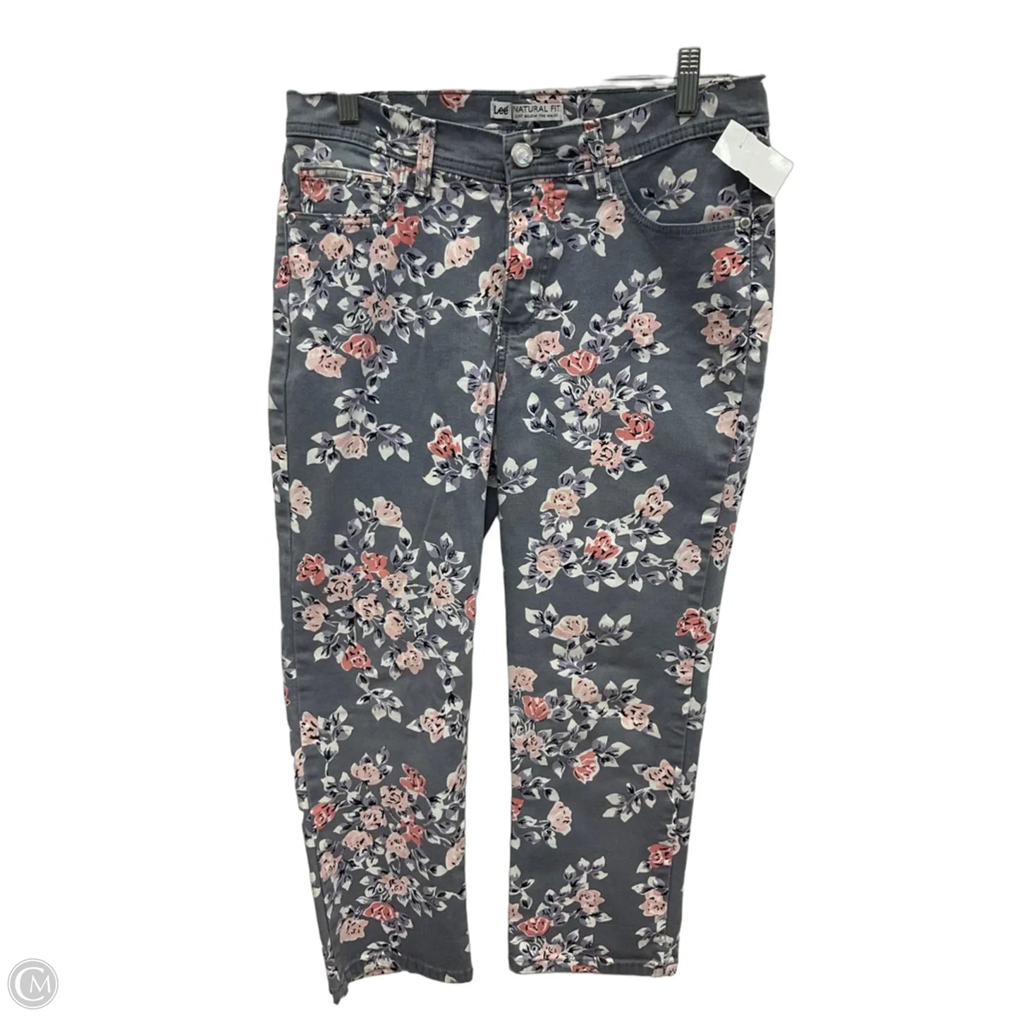 Pants Cropped By Lee In Floral Print, Size: M