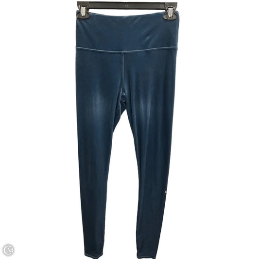 Athletic Leggings By Alo In Blue, Size: S