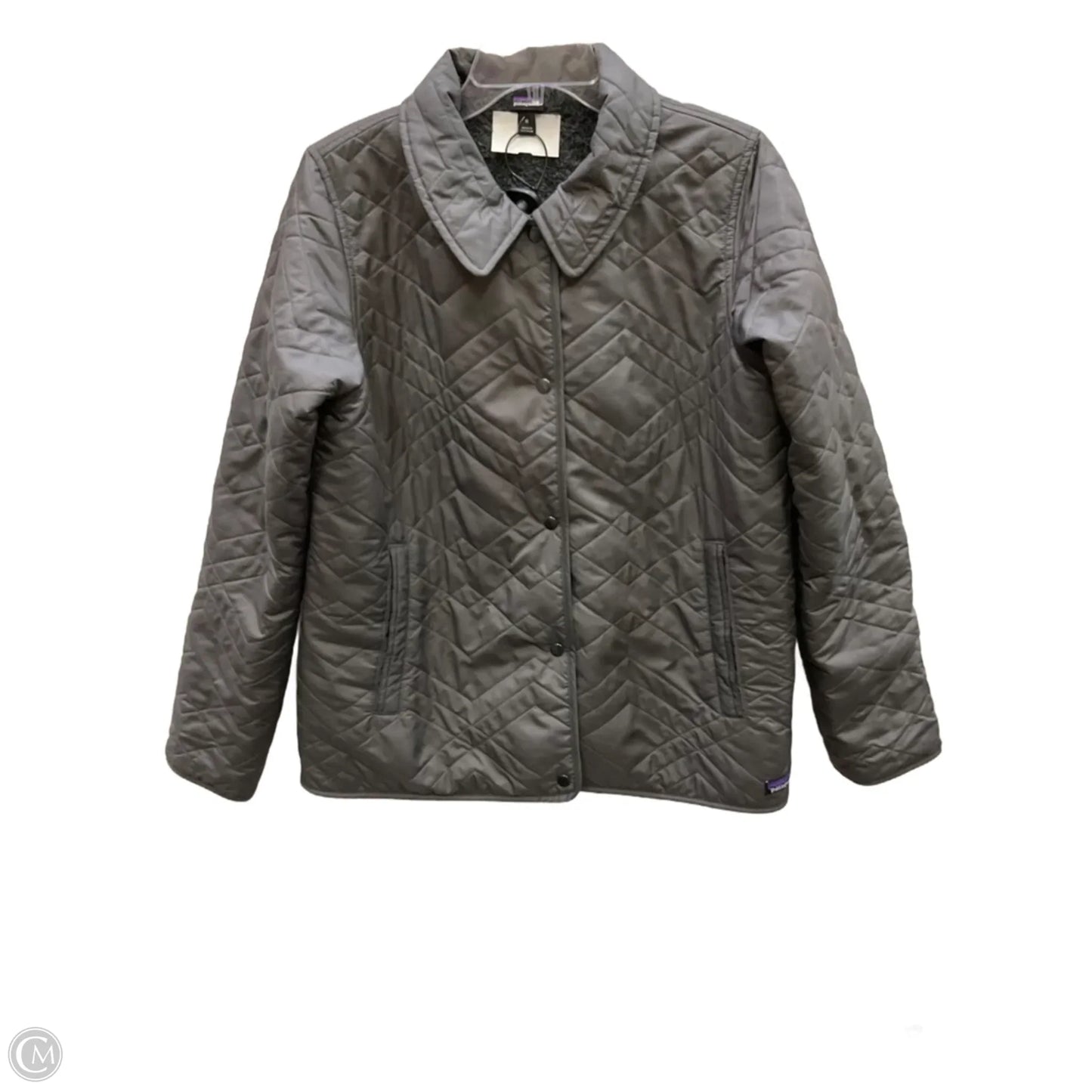 Coat Puffer & Quilted By Patagonia In Grey, Size: M