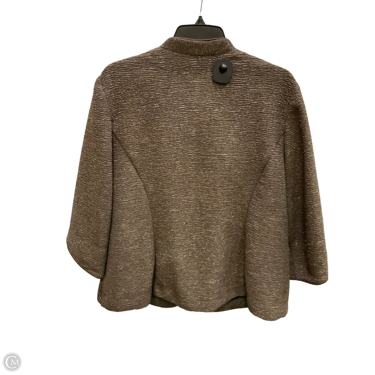 Top 2pc Short Sleeve By Alex Evenings In Green, Size: 1x