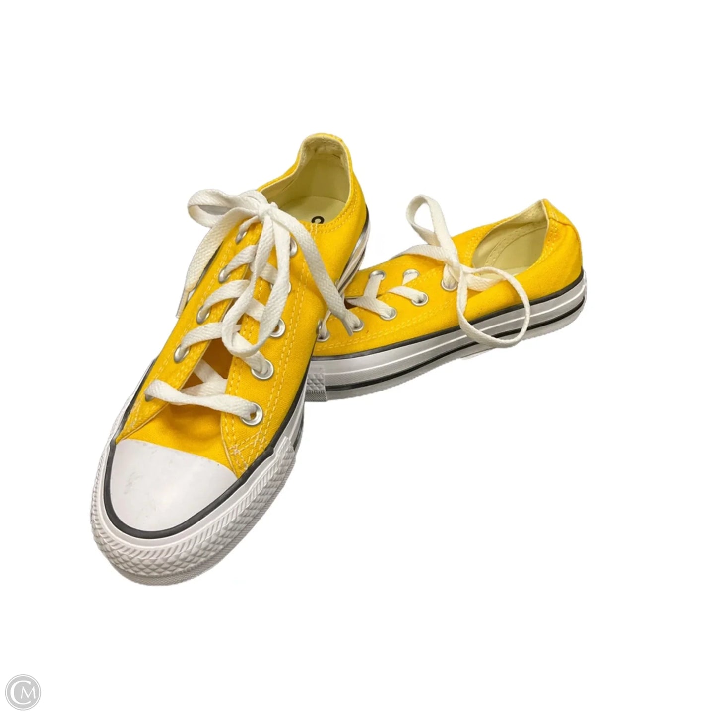 Shoes Sneakers By Converse In Yellow, Size: 6