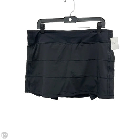 Athletic Skort By Lululemon In Black, Size: L