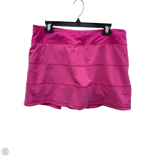 Athletic Skort By Lululemon In Pink, Size: L