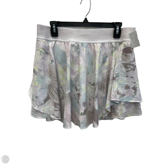 Athletic Skort By Lululemon In Multi-colored, Size: L