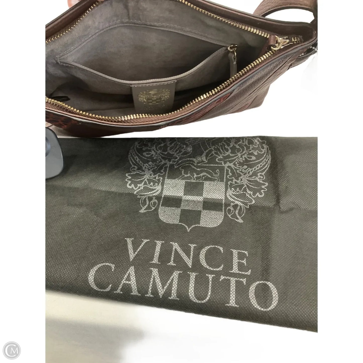 Crossbody Leather By Vince Camuto, Size: Medium