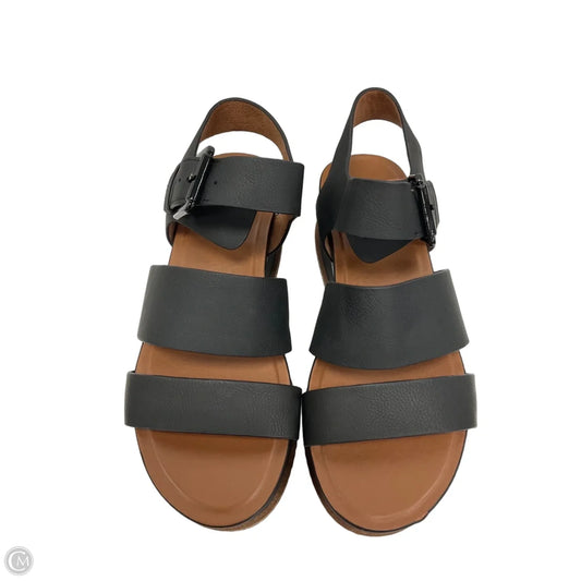 Sandals Heels Platform By Naturalizer In Black, Size: 8