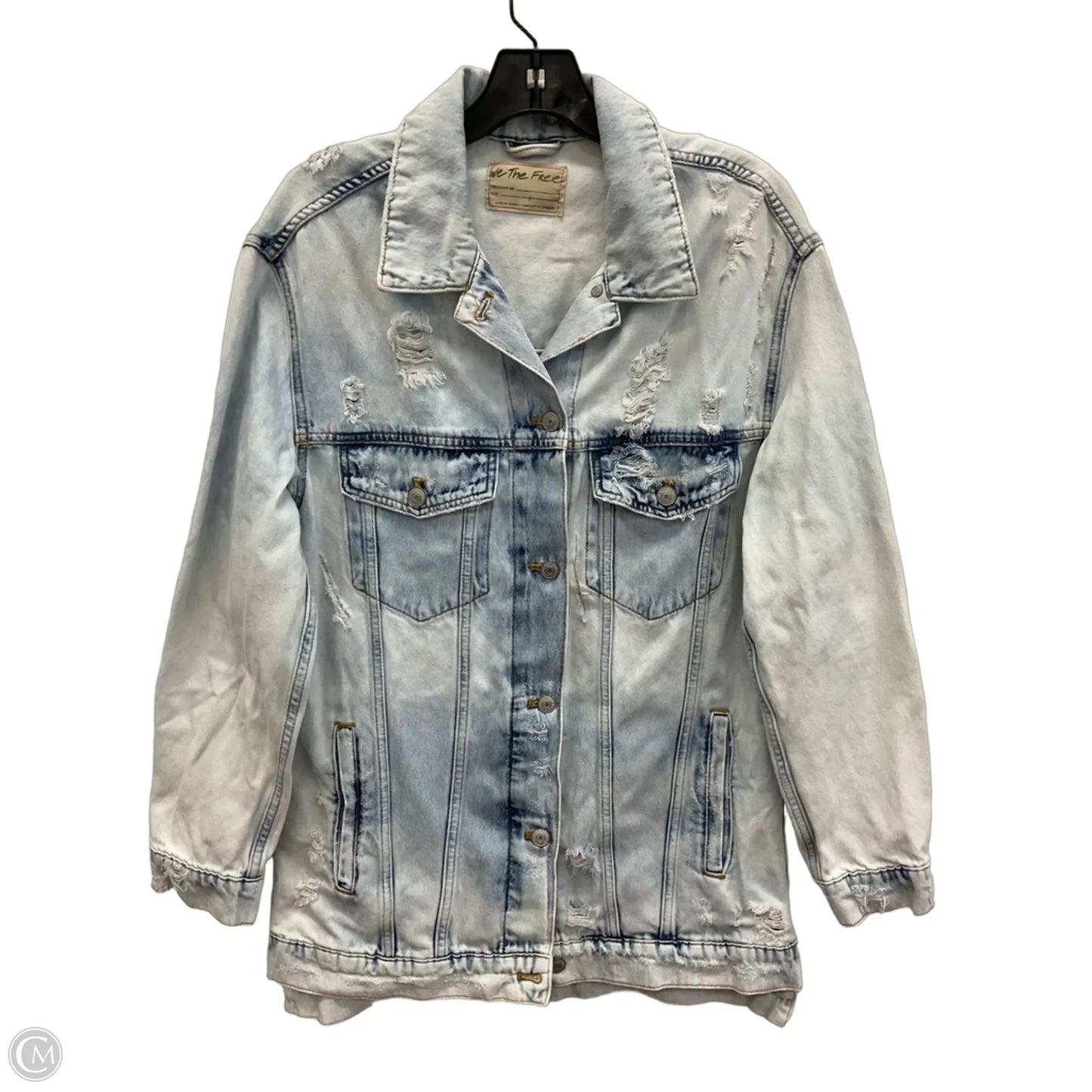 Jacket Denim By We The Free In Blue Denim, Size: S