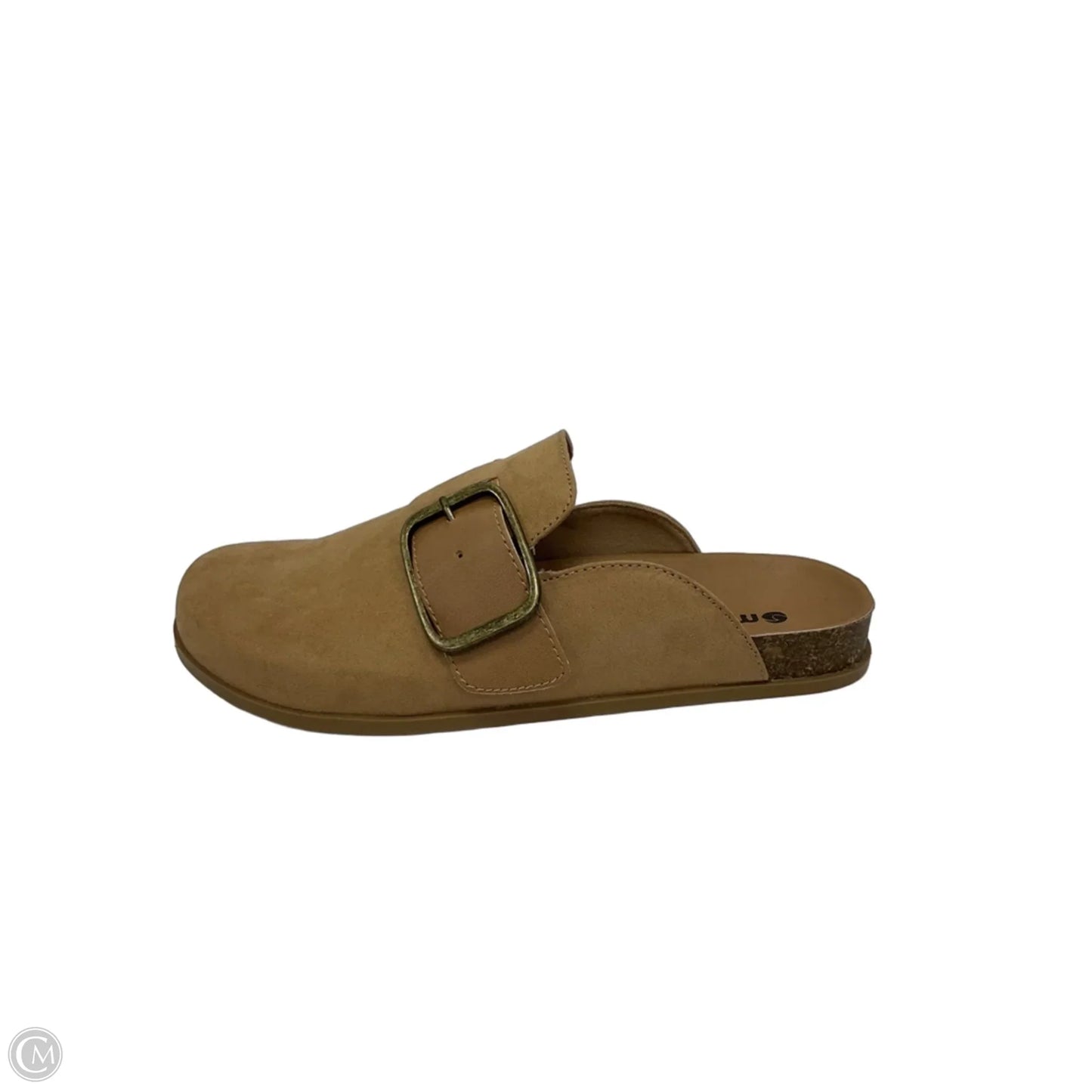 Sandals Flats By Clothes Mentor In Brown, Size: 8.5