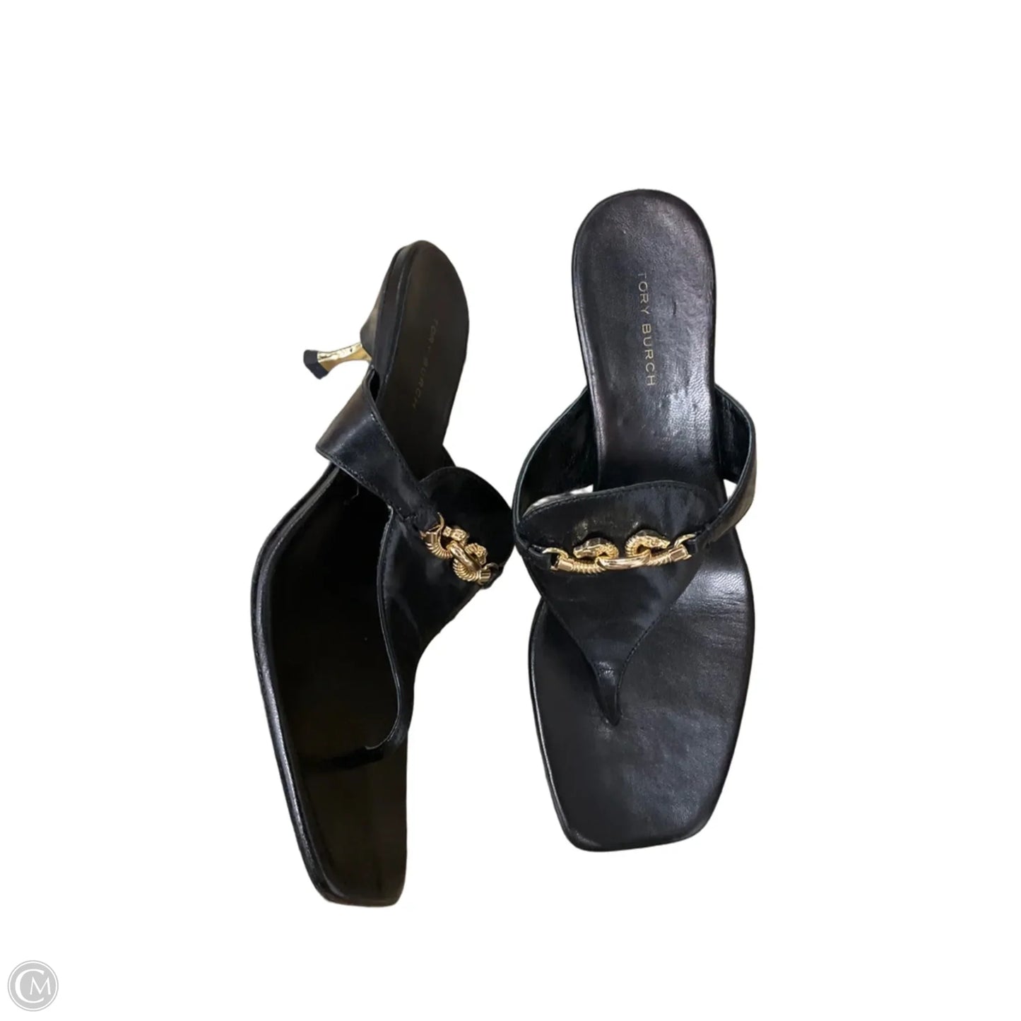 Sandals Designer By Tory Burch In Black, Size: 7.5