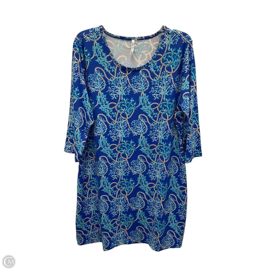 Dress Casual Midi By Lulu B In Blue, Size: Xl