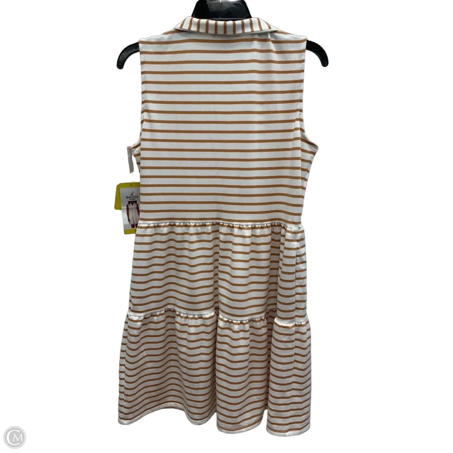 Dress Casual Midi By Nautica In Striped Pattern, Size: S