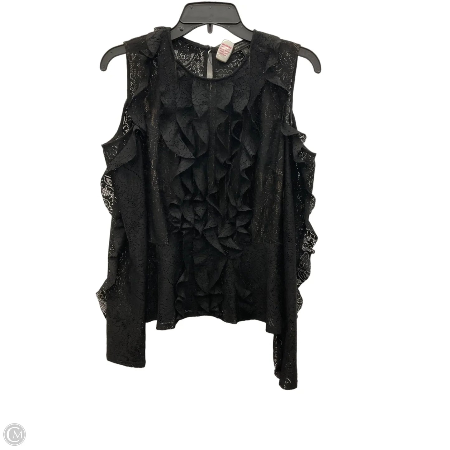 Top Long Sleeve By Bcbgmaxazria In Black, Size: S