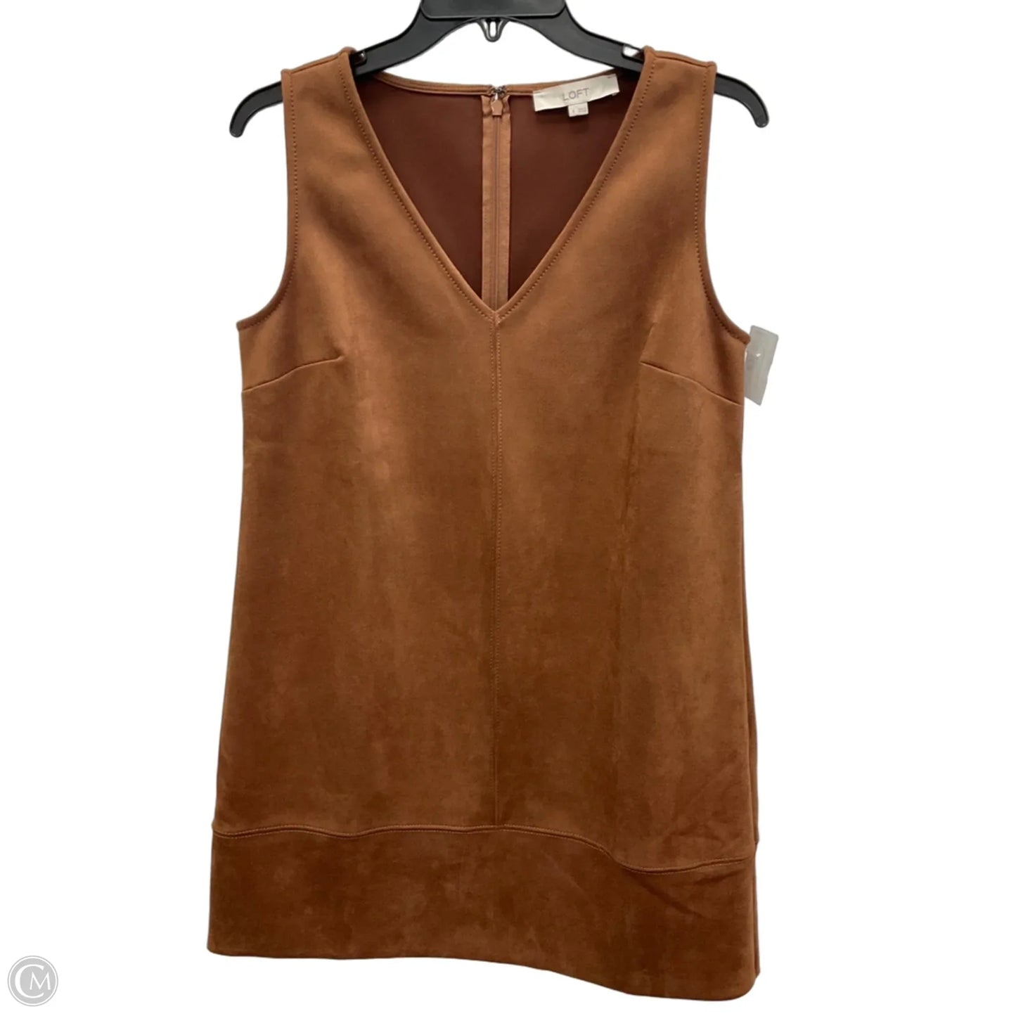 Dress Casual Midi By Loft In Brown, Size: 6