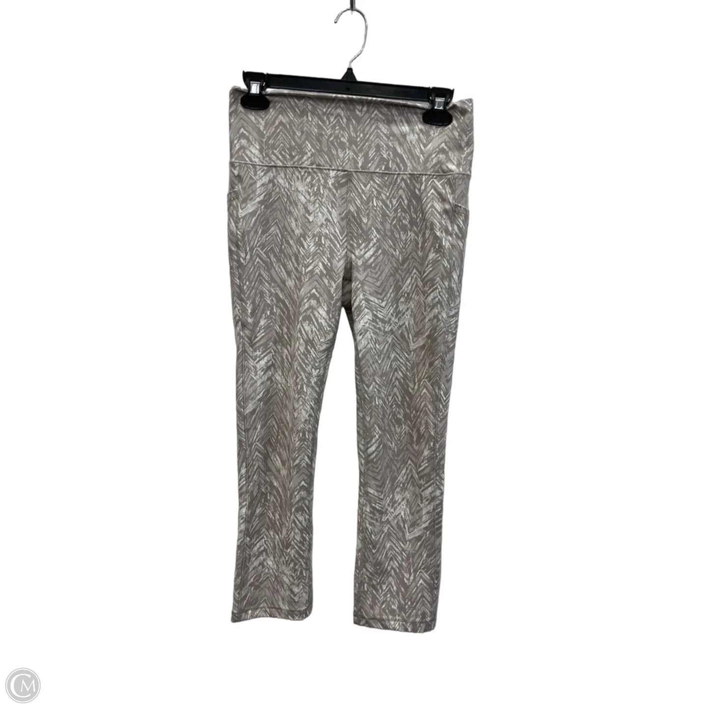Athletic Capris By Rbx In Tan, Size: M
