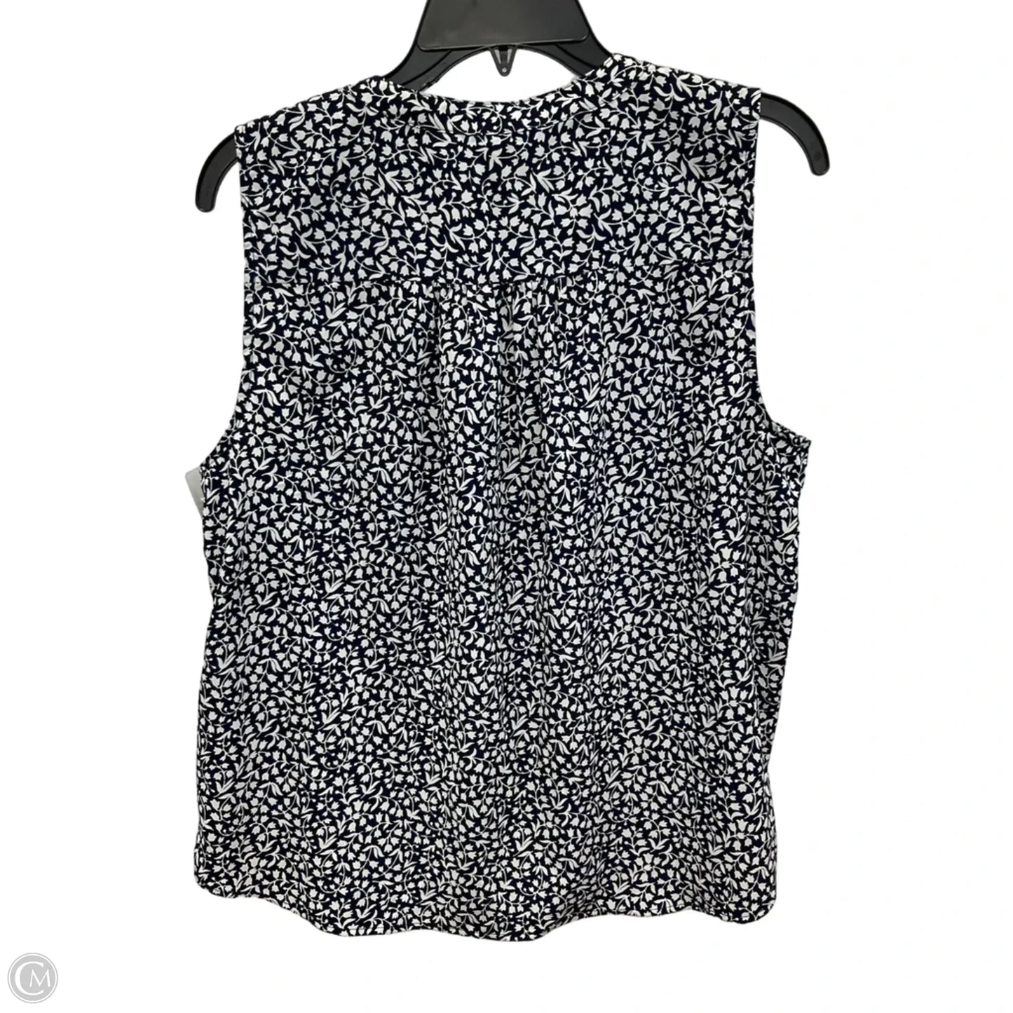Top Sleeveless By J. Crew In Floral Print, Size: M
