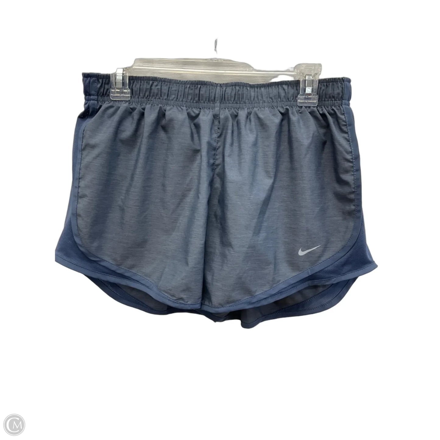 Athletic Shorts By Nike In Striped Pattern, Size: L
