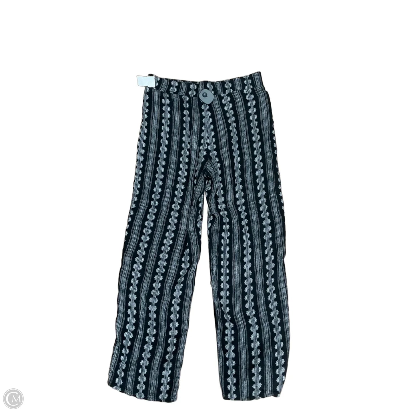 Pants Wide Leg By Three Dots In Black, Size: L