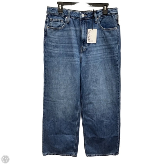 Jeans Wide Leg By Zenana In Blue Denim, Size: 8