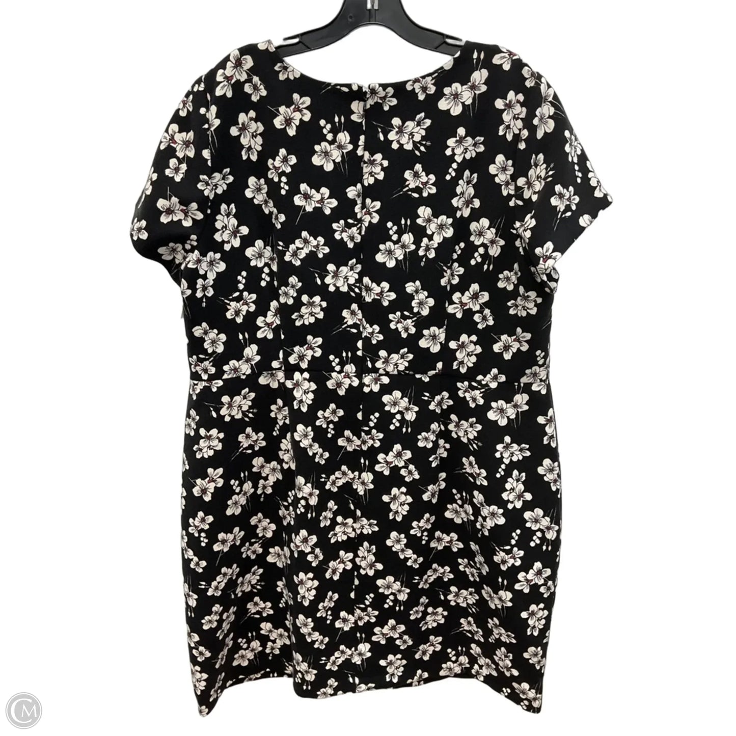 Dress Casual Midi By Loft In Floral Print, Size: 18