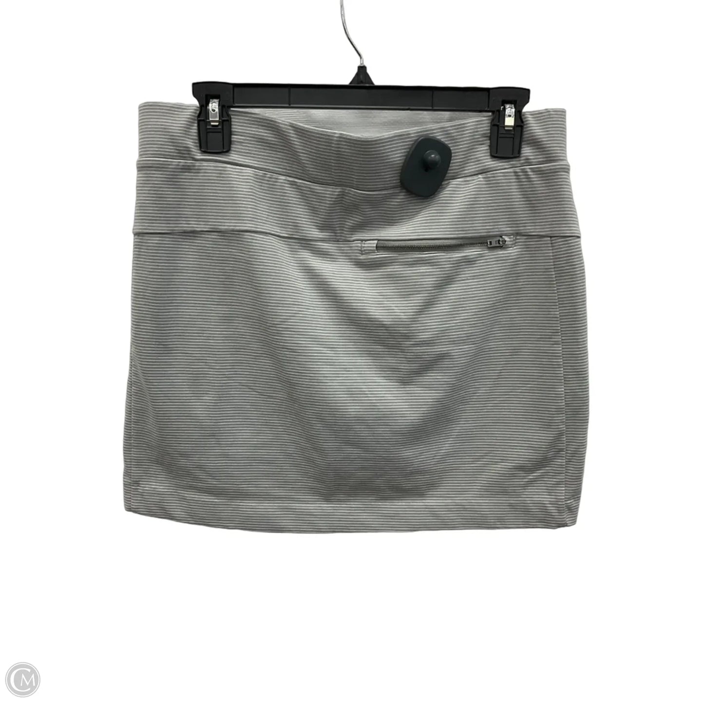 Athletic Skort By Athleta In Striped Pattern, Size: S