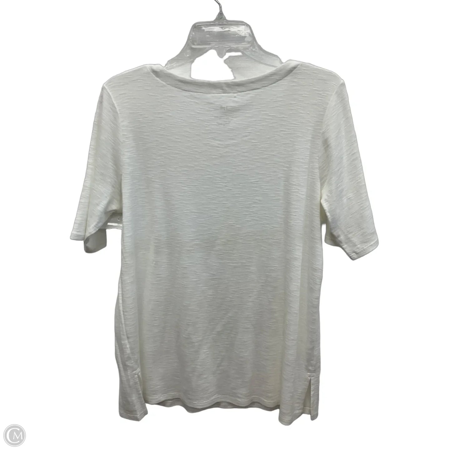 Top Short Sleeve By J. Jill In White, Size: M