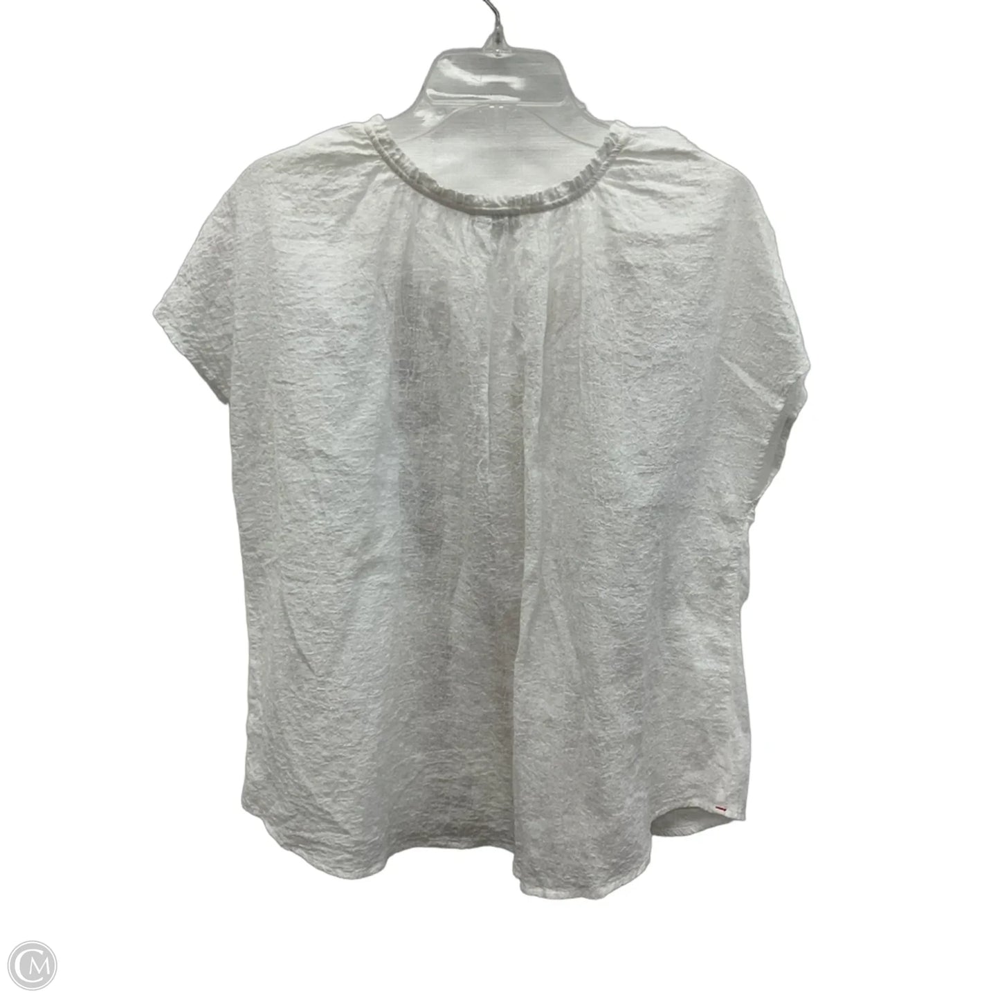 Top Short Sleeve By J. Jill In White, Size: L