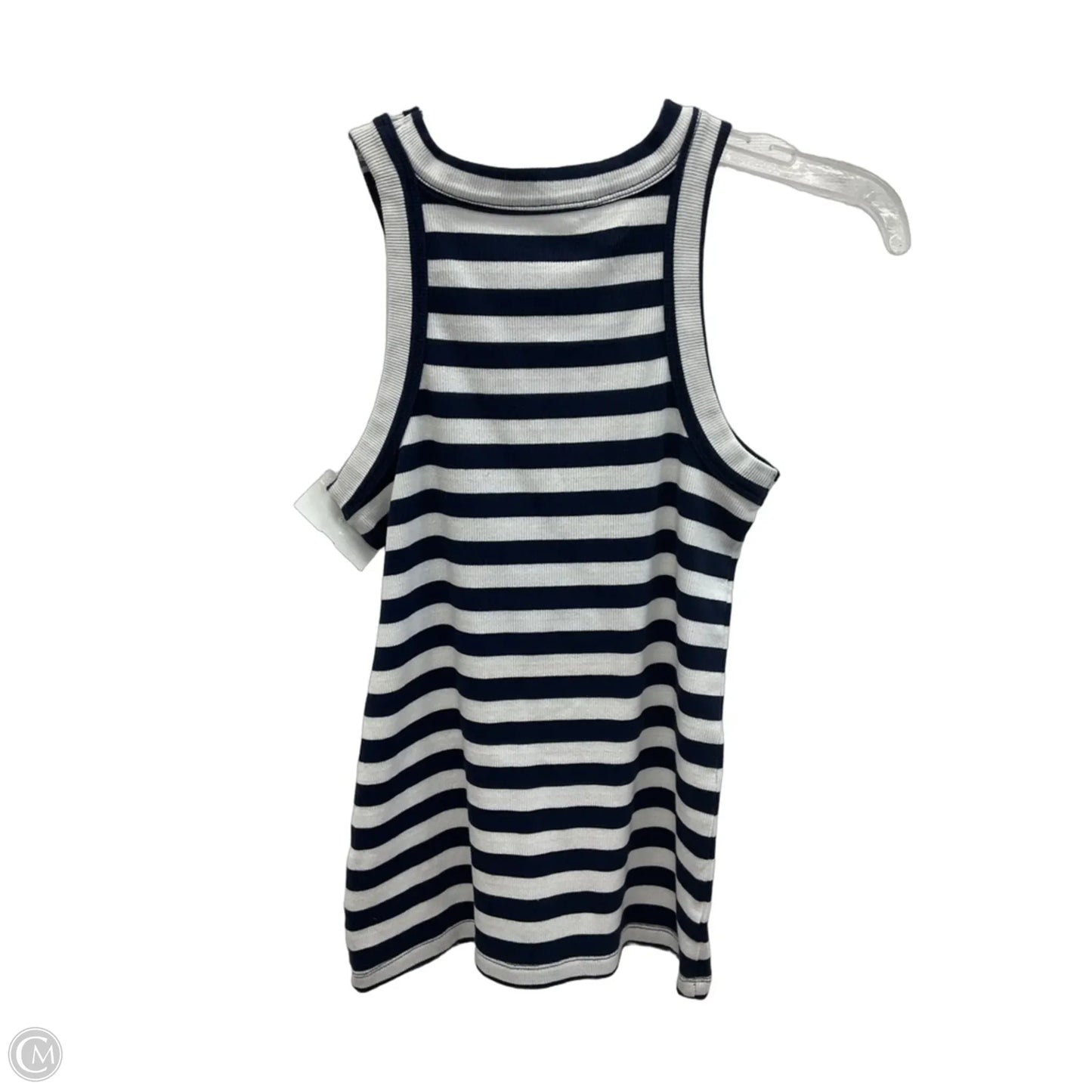 Top Sleeveless By Loft In Striped Pattern, Size: S