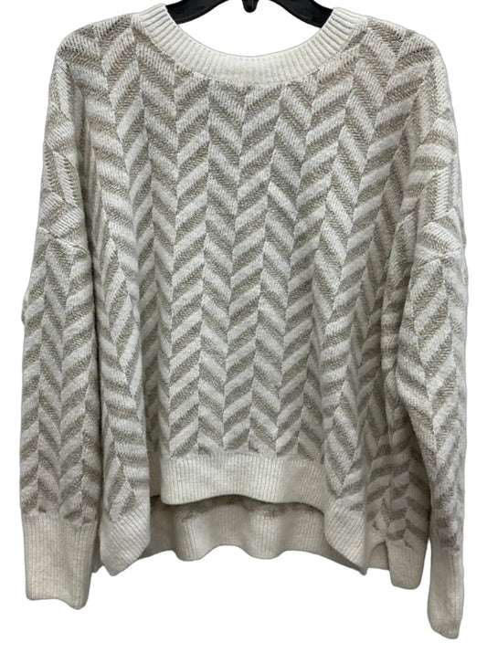 Sweater By Vince In Chevron Pattern, Size: L