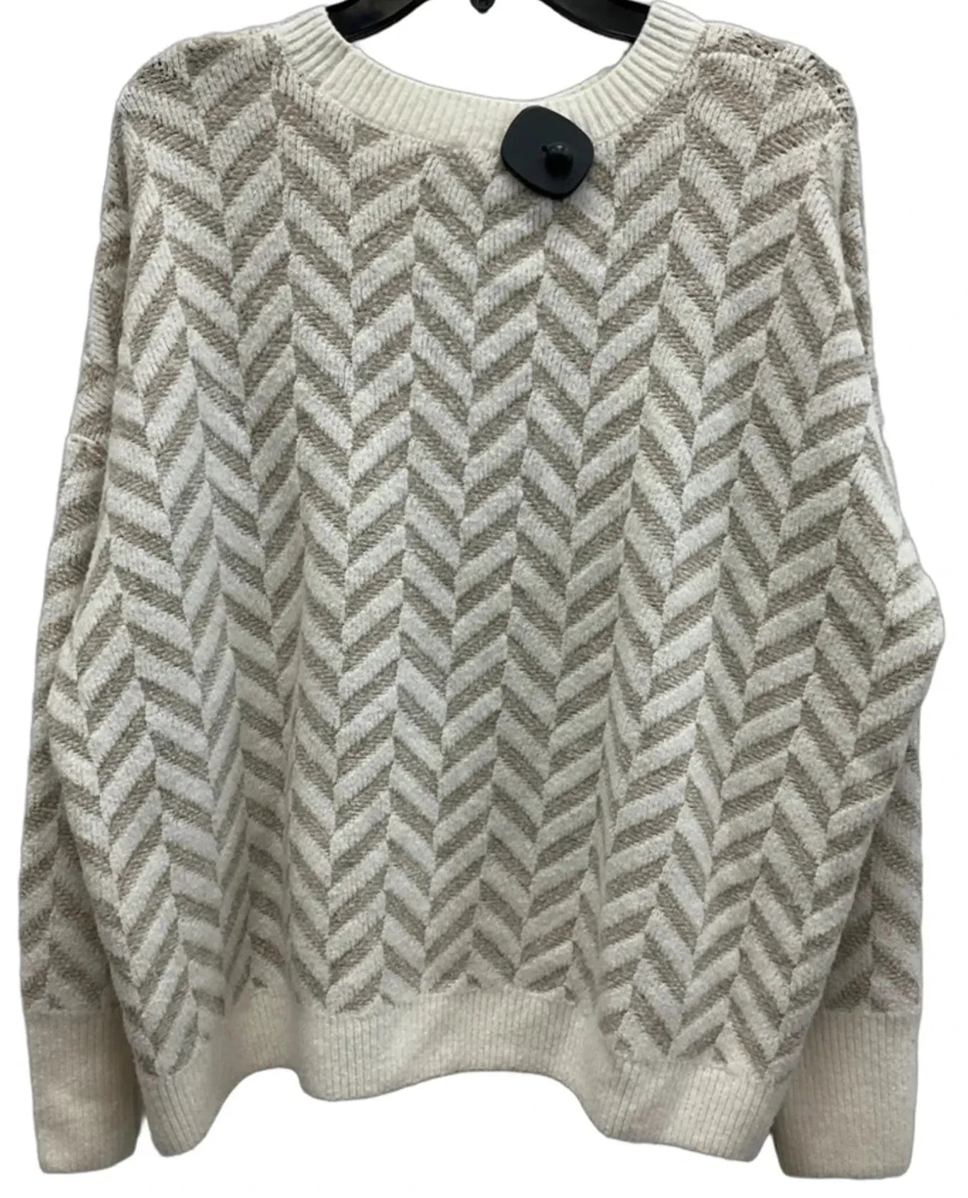 Sweater By Vince In Chevron Pattern, Size: L