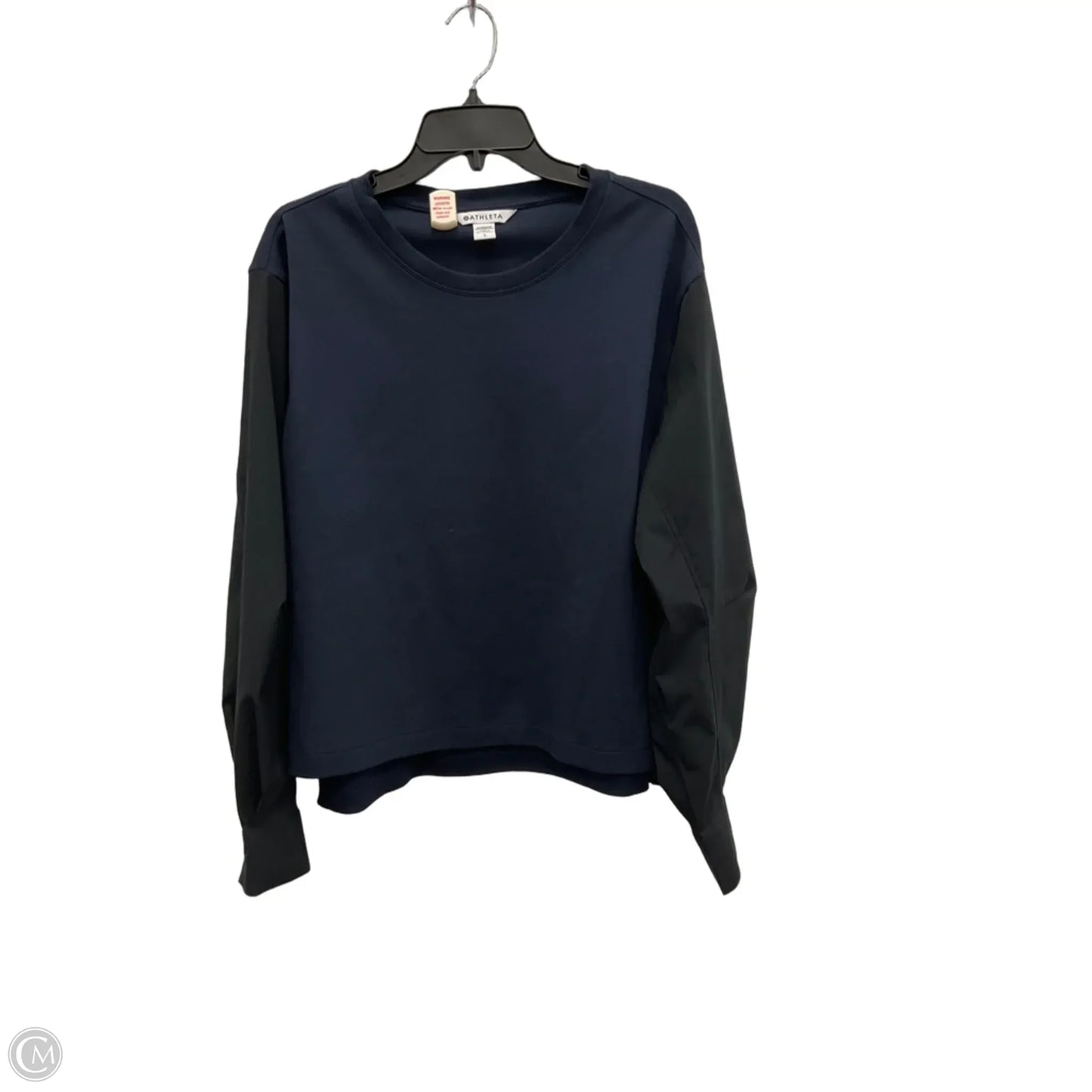 Top Long Sleeve By Athleta In Black, Size: L
