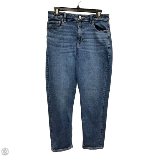 Jeans Wide Leg By American Eagle In Blue Denim, Size: 10