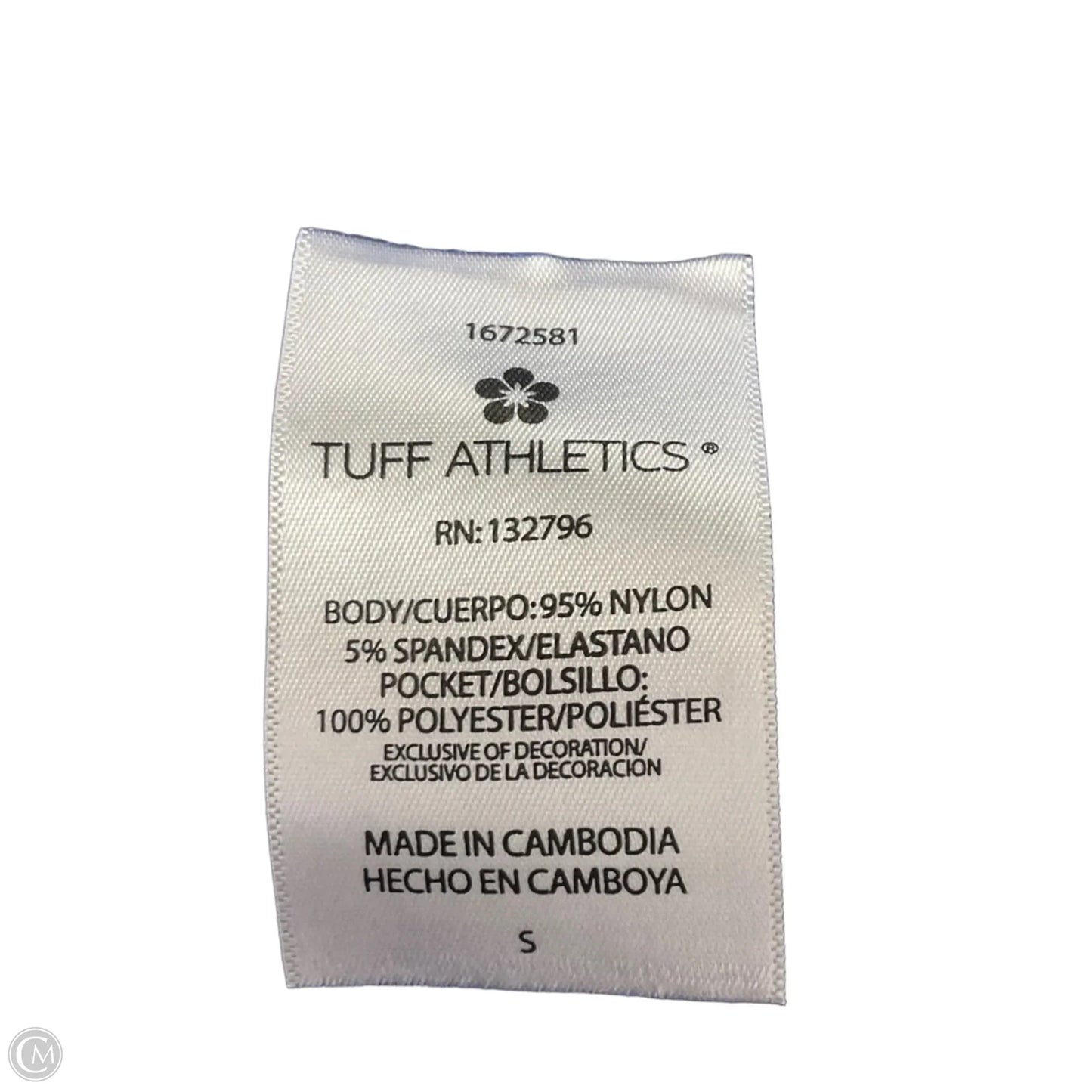 Athletic Shorts By Tuff Athletics In Blue, Size: S