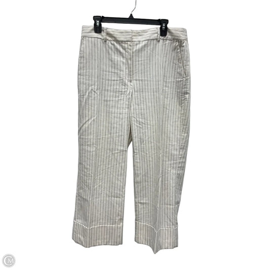 Pants Dress By Loft In Striped Pattern, Size: 12p