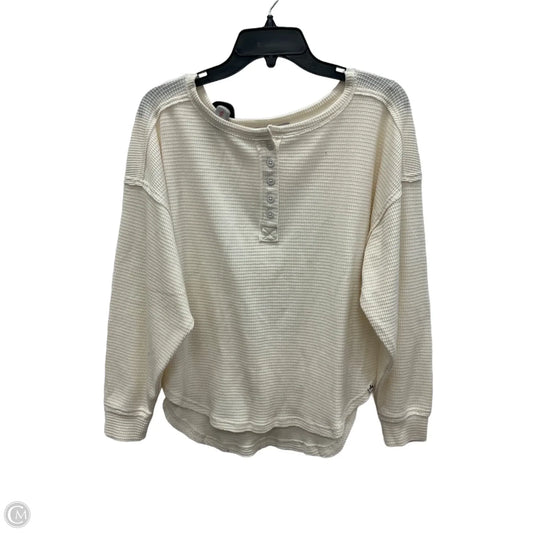 Top Long Sleeve By Joy Lab In White, Size: Xs