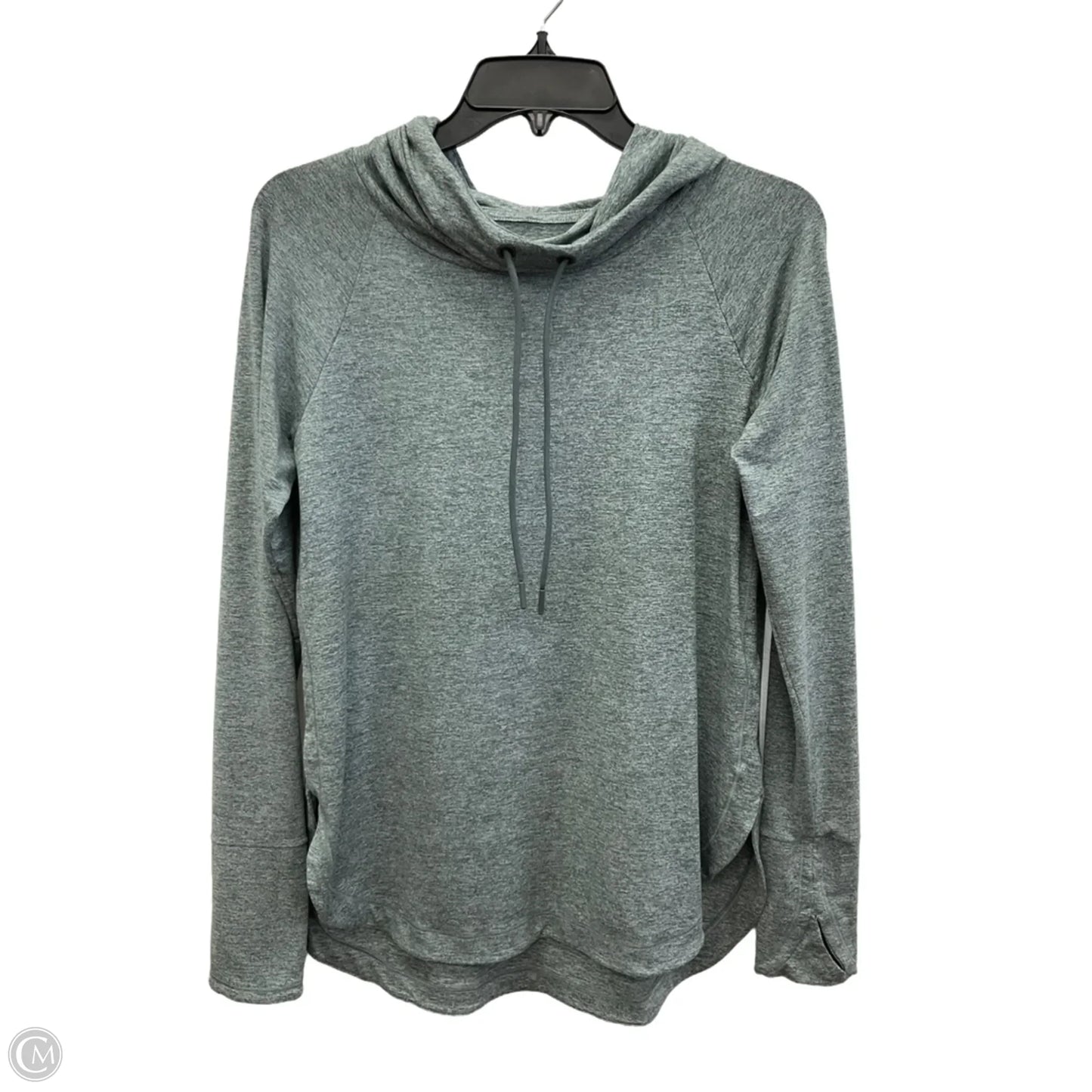 Athletic Top Long Sleeve Hoodie By Athleta In Grey, Size: S