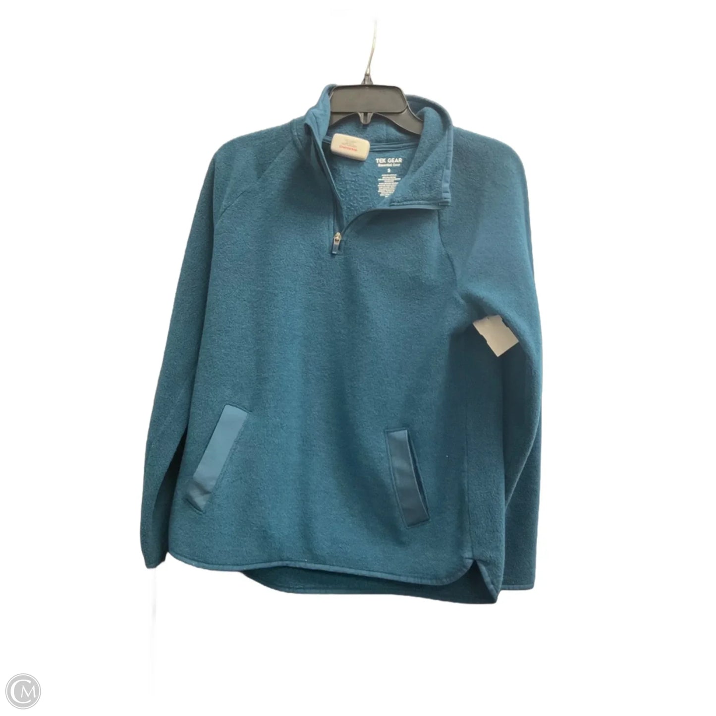 Jacket Fleece By Tek Gear In Blue, Size: S