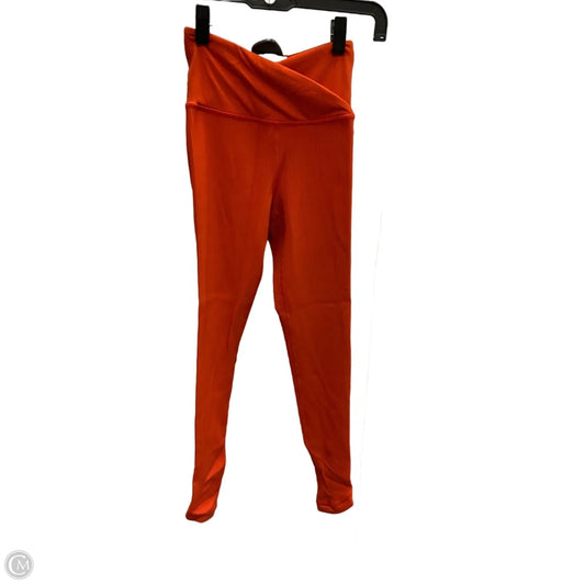 Athletic Leggings By Athleta In Orange, Size: Xs