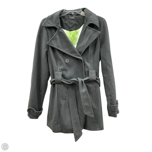 Coat Peacoat By Jou Jou In Grey, Size: Xl
