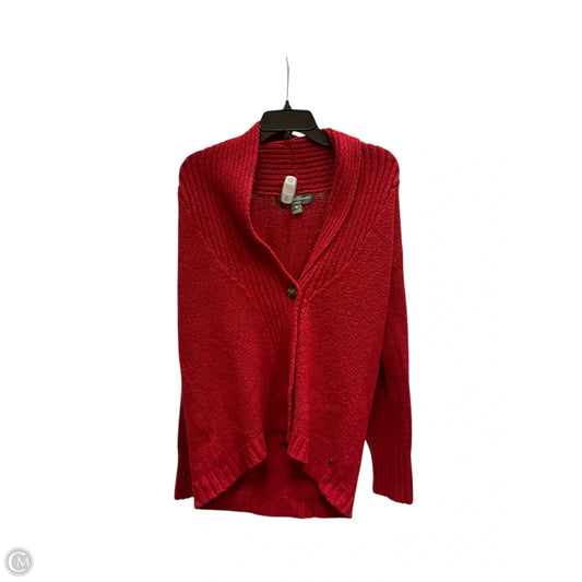 Cardigan By Eddie Bauer In Red, Size: S